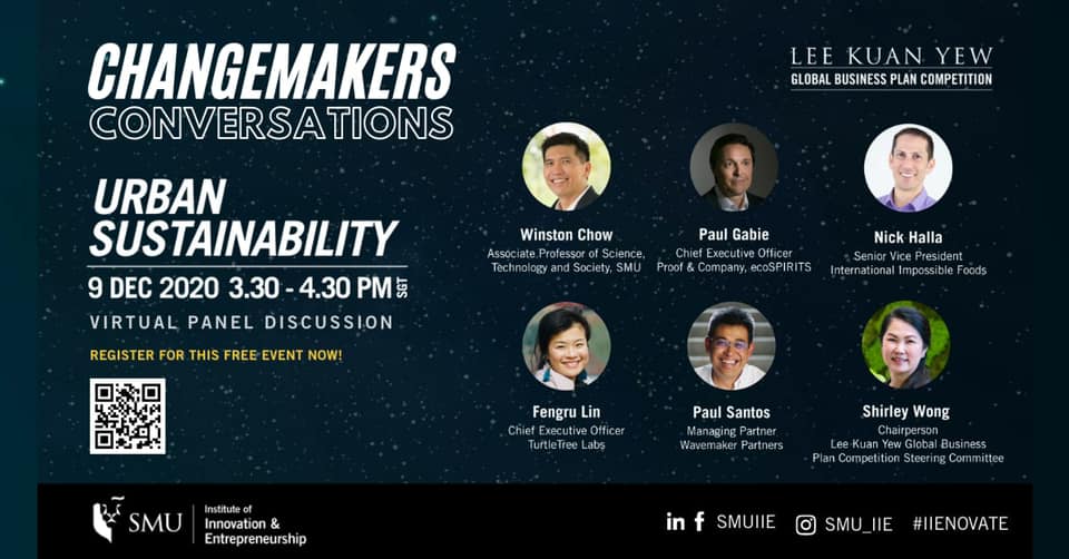 Changemakers Conversations : Urban Sustainability (image credit : SMU IIE)