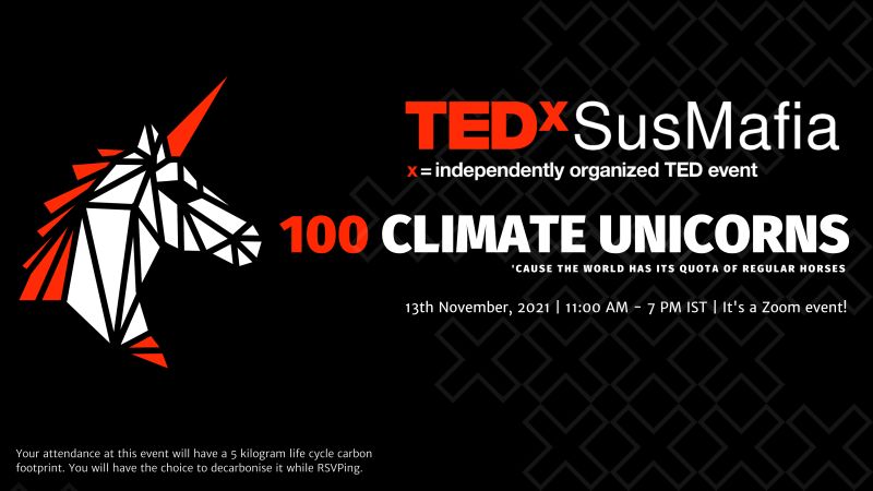 TEDx SusMafia 100 Climate Unicorns