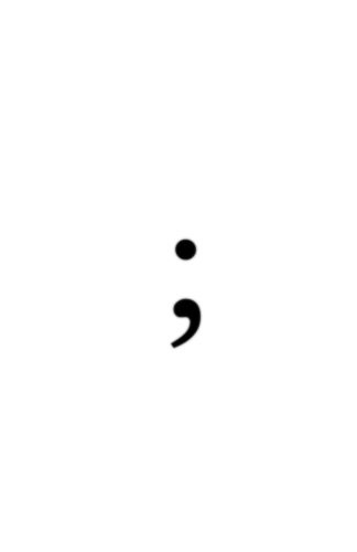 semi colon Mental health awareness month