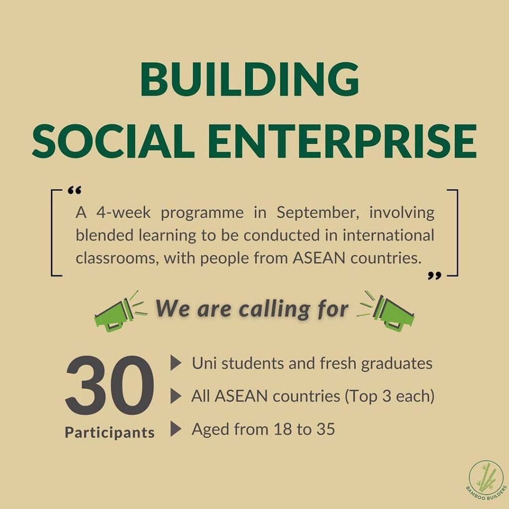 Bamboo Builder Building Social Enterprise Program