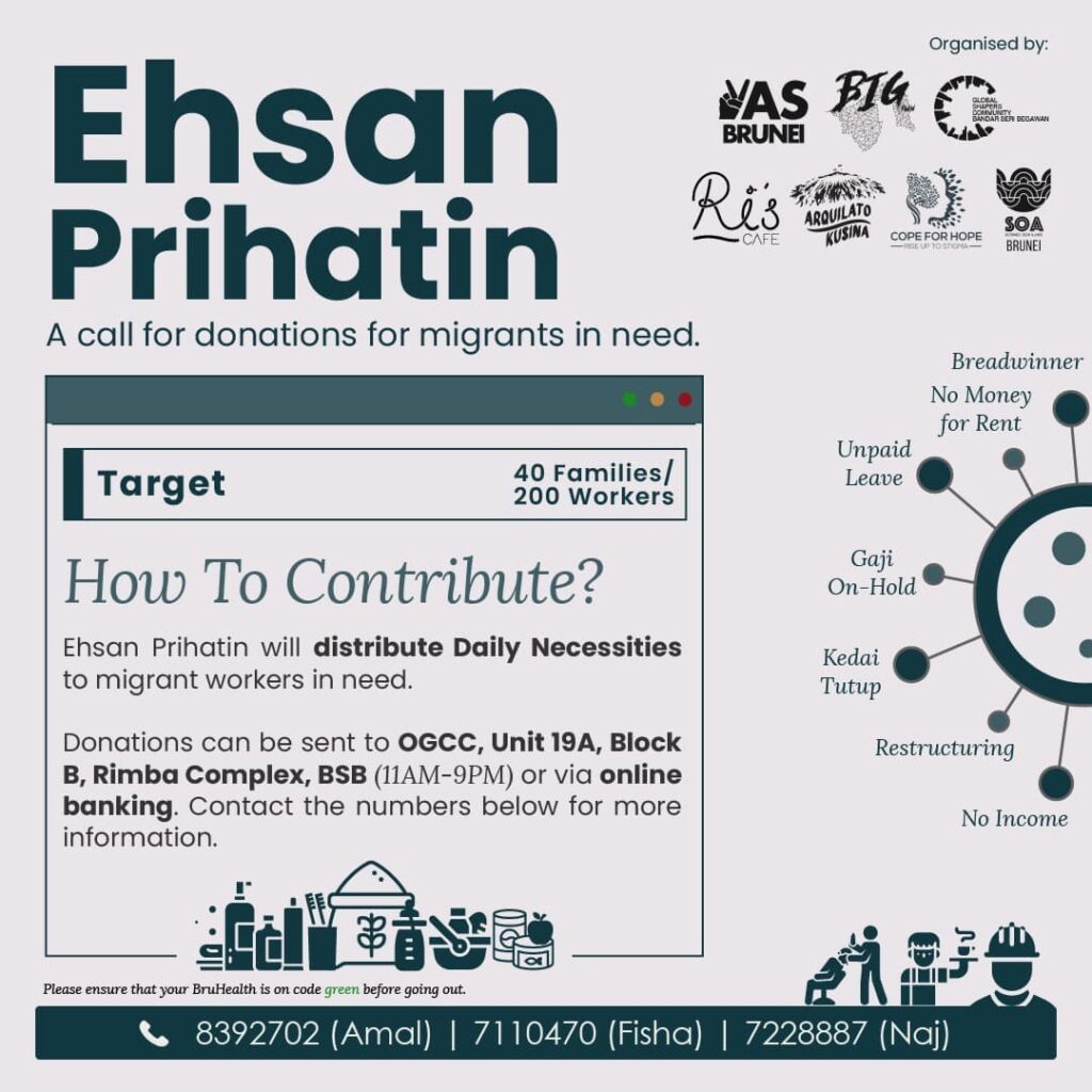 Eshan Prihatin : Donations for migrants