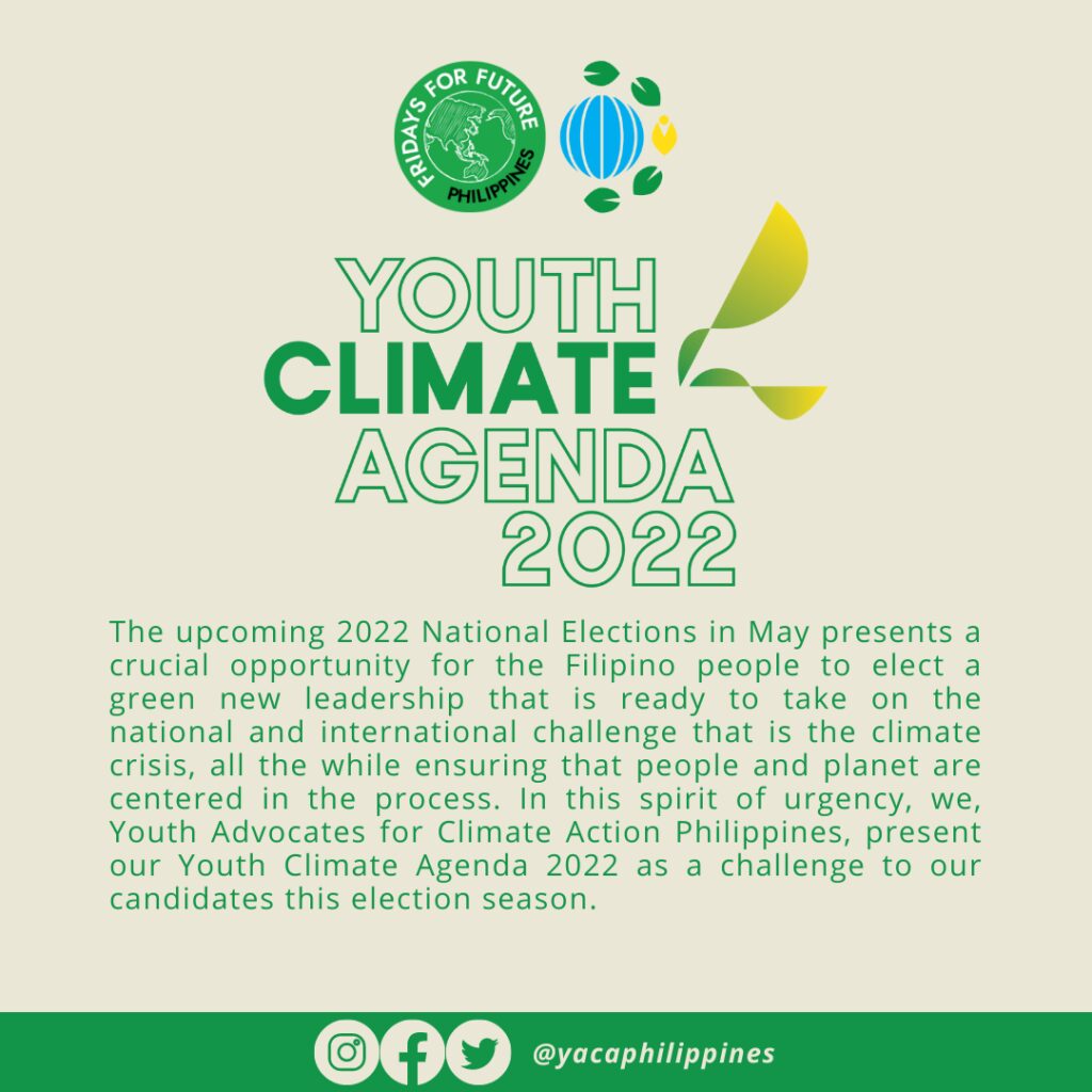 Youth Climate Agenda 2022