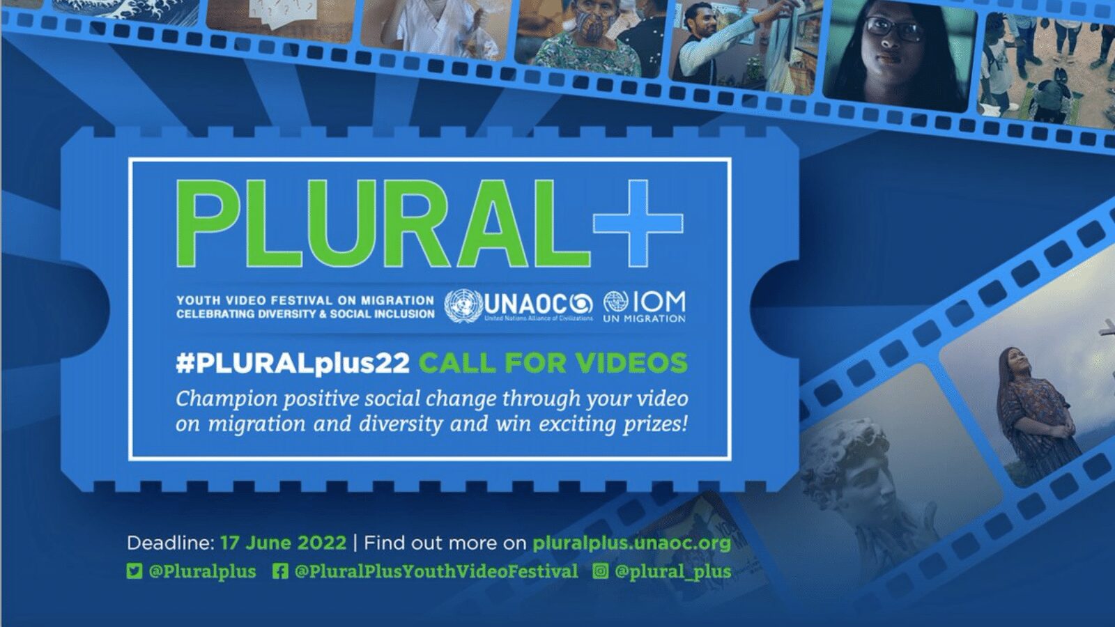 Read more about the article #PluralPLus22 Youth Video Festival Programme : Submit Your Original Video on Diversity and Migration !