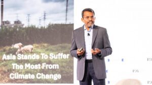 image : Ravi Menon, Ambassador for Climate Action, at the Philanthropy Asia Summit and senior adviser at the National Climate Change Secretariat. Photo: PA