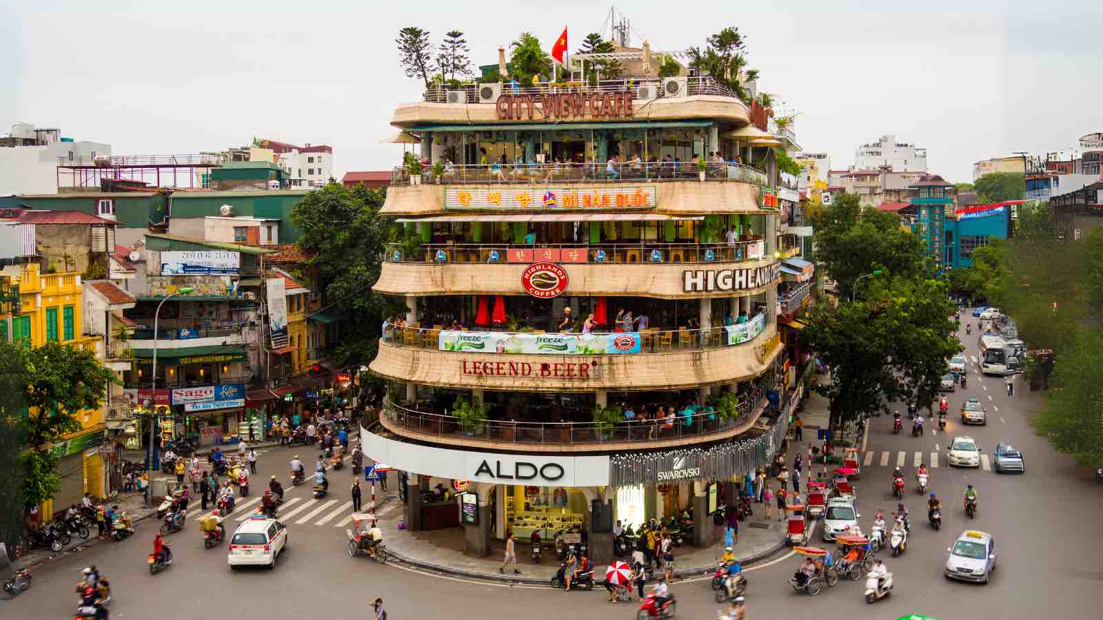 Traffic in Hanoi, Vietnam by holgs from Getty Images Signature