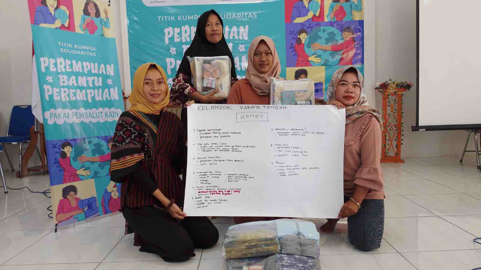 Read more about the article Stitching Hope: Women in Demak’s Coastal Communities Weaving their Way Out of Period Poverty