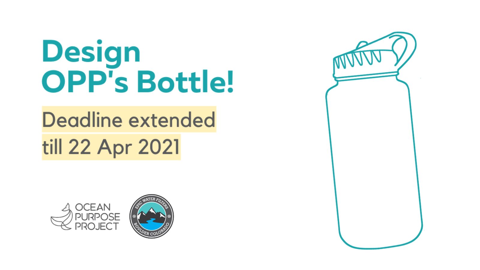 Read more about the article Last Call : Ocean Purpose Project x Epic Water Filters Bottle Design Competition