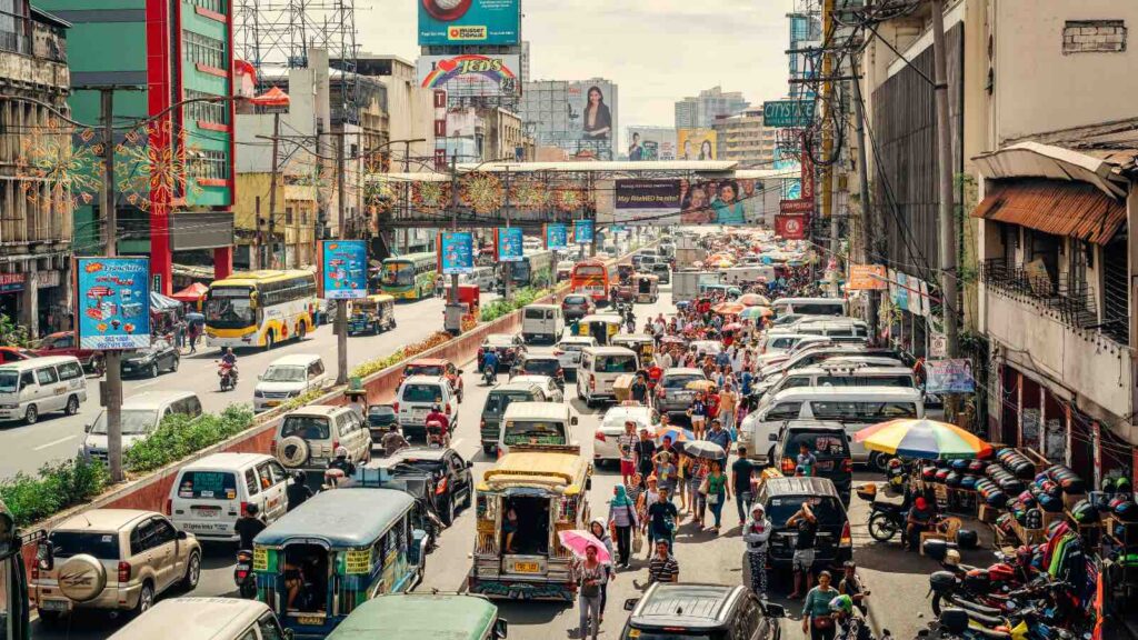 Traffic in Manila, Philippines by Nikada from Getty Images Signature