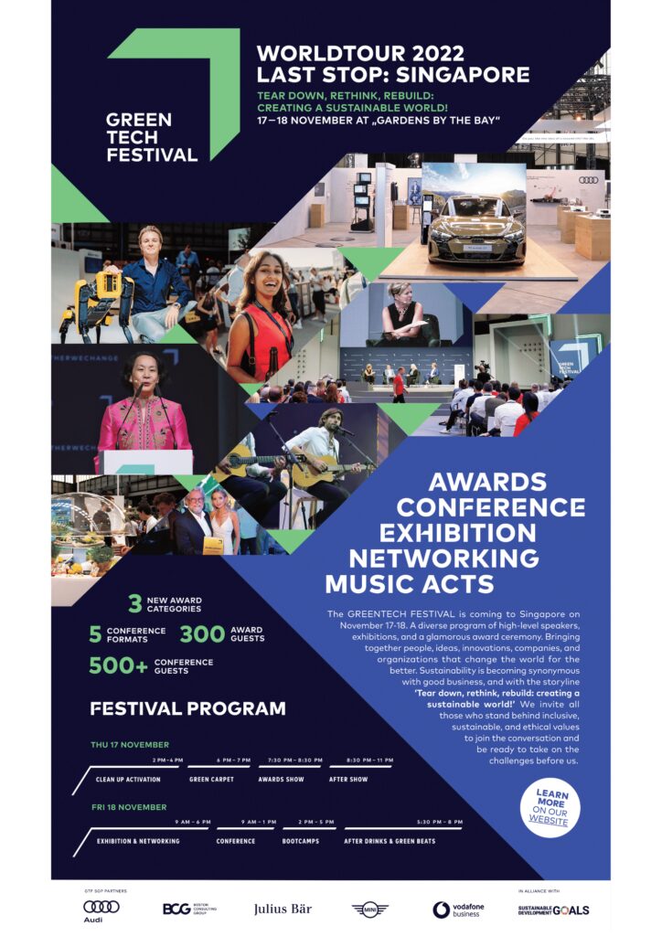 Green Tech festival 2022 - One Pager banner