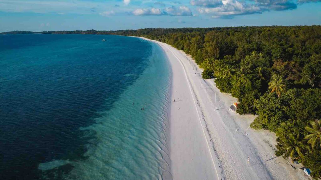 Ngurbloat Beach in Southeast Maluku, Indonesia by Kele Project from Getty Images