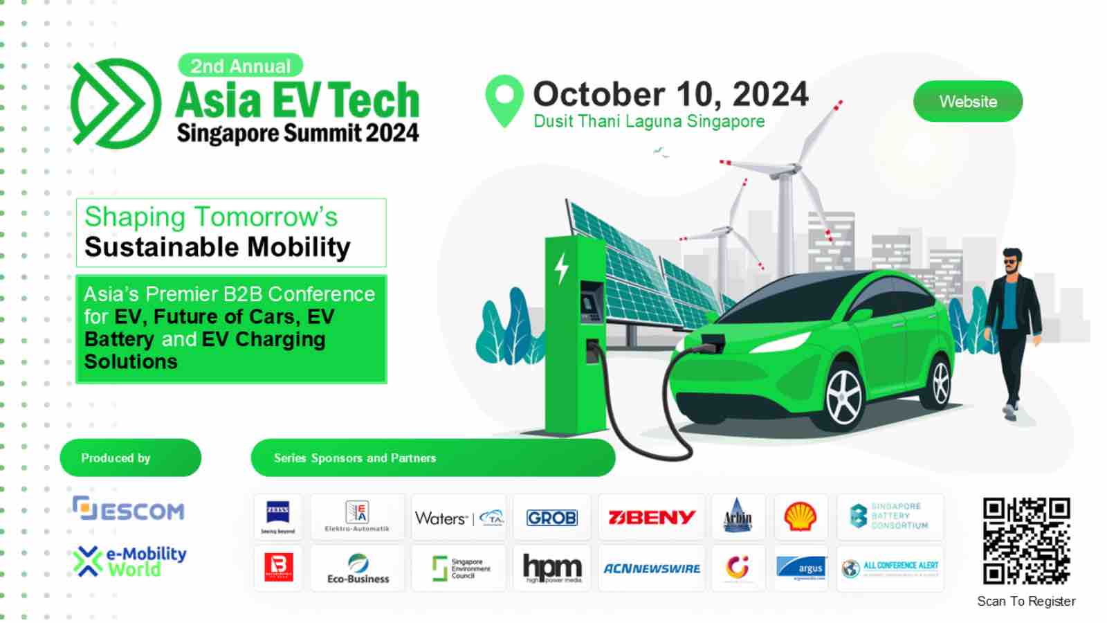 Read more about the article Mark Your Calendar For The 2nd Annual Asia Electric Vehicle Technology Summit Singapore 2024!