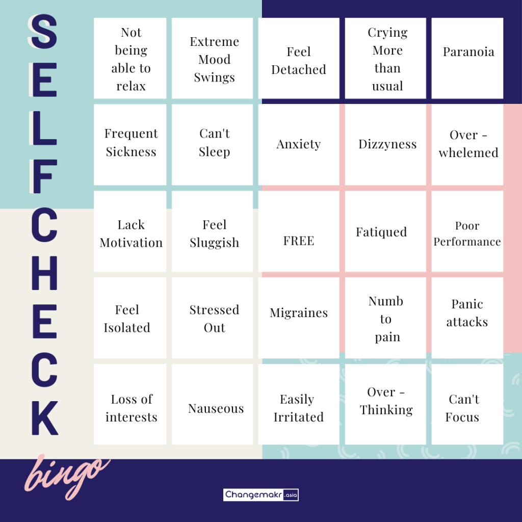 Mental Health Bingo ChangeMakr Asia