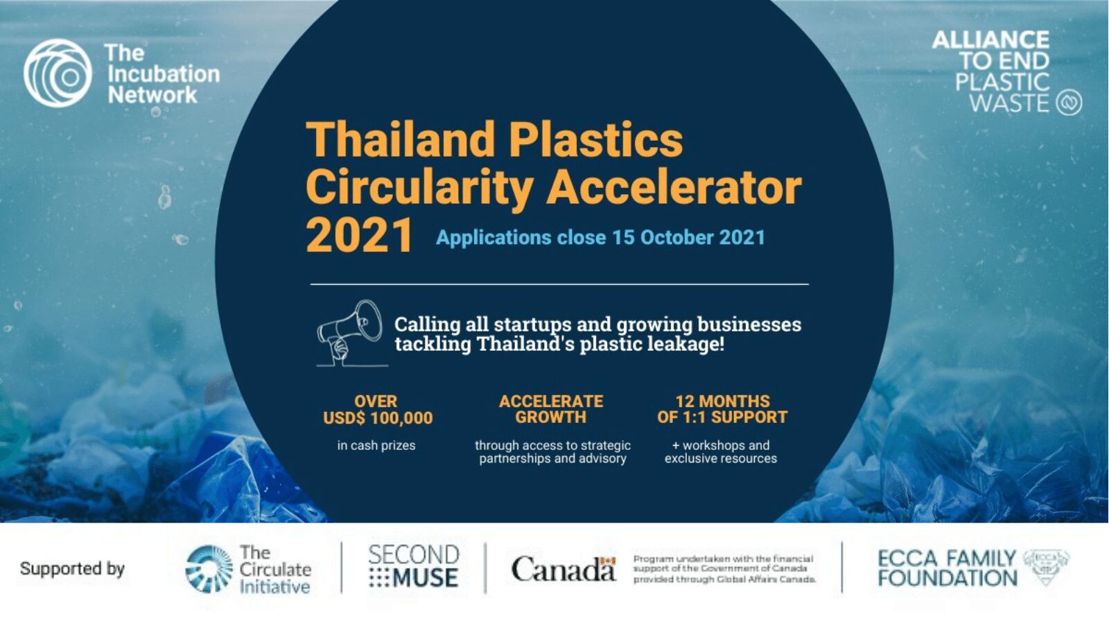 Read more about the article Scale Your Plastic Recycling Businesses With Thailand Plastics Circularity Accelerator 2021