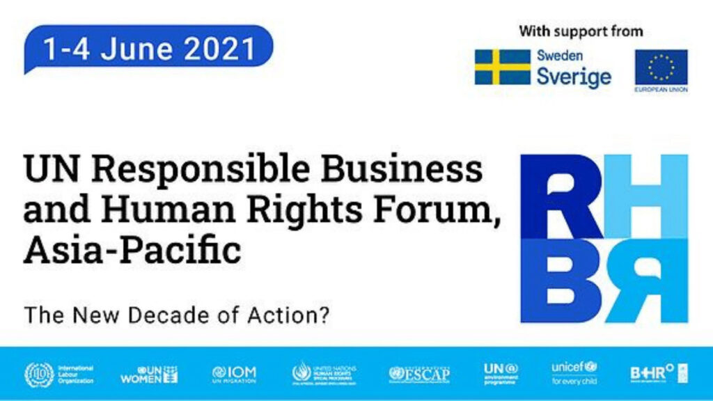 UN Responsible Business & Human Rights Forum 2021