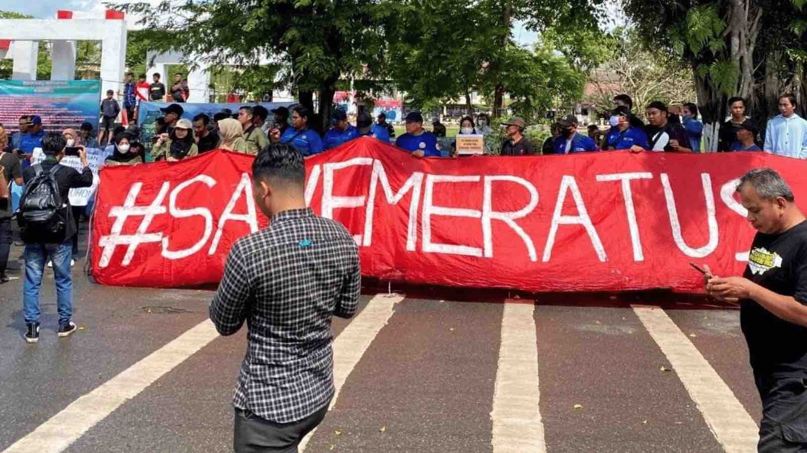 Read more about the article Extinction Rebellion MERATUS Takes a Stand Against Mining Company in South Kalimantan, Advocating for Climate Crisis Emergency