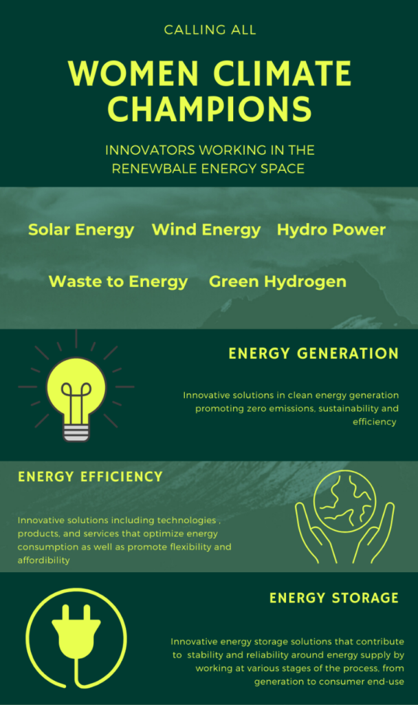 women climate champions