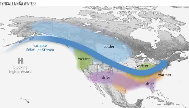 Typical La Niña Winters