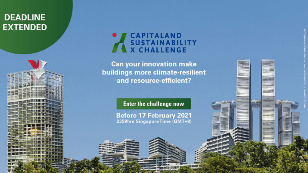 Capitaland Sustainability Challenge |ChangeMakr Asia